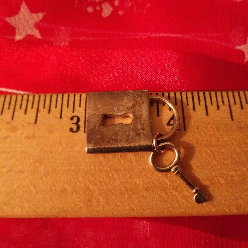 925 Lock N Key Pendant